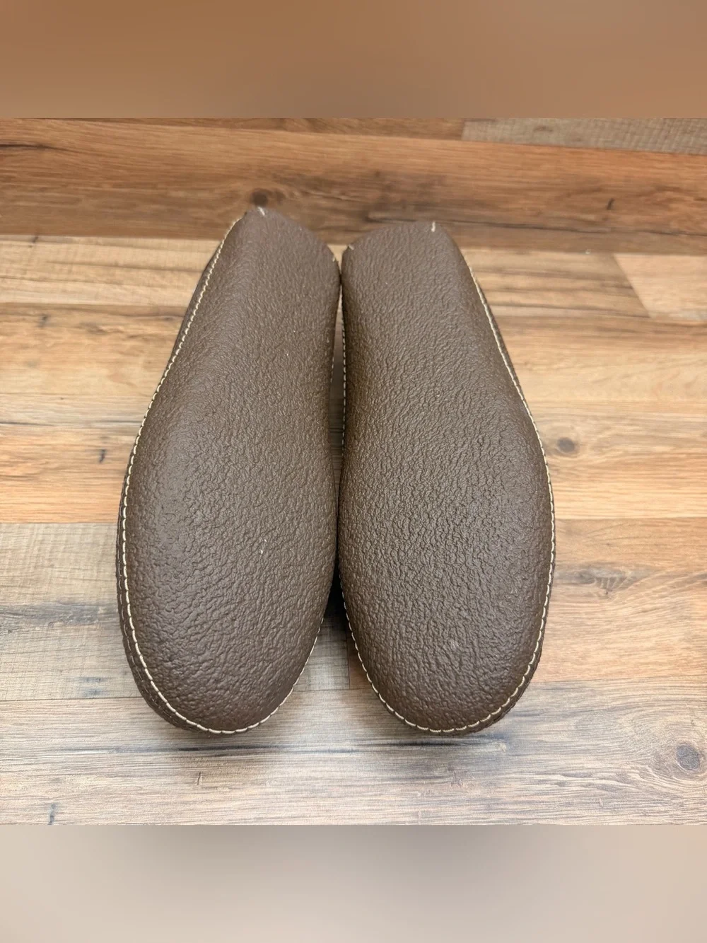 L.L. Bean Men’s size 10 Dark Brown Leather Boat Shoes with Laces